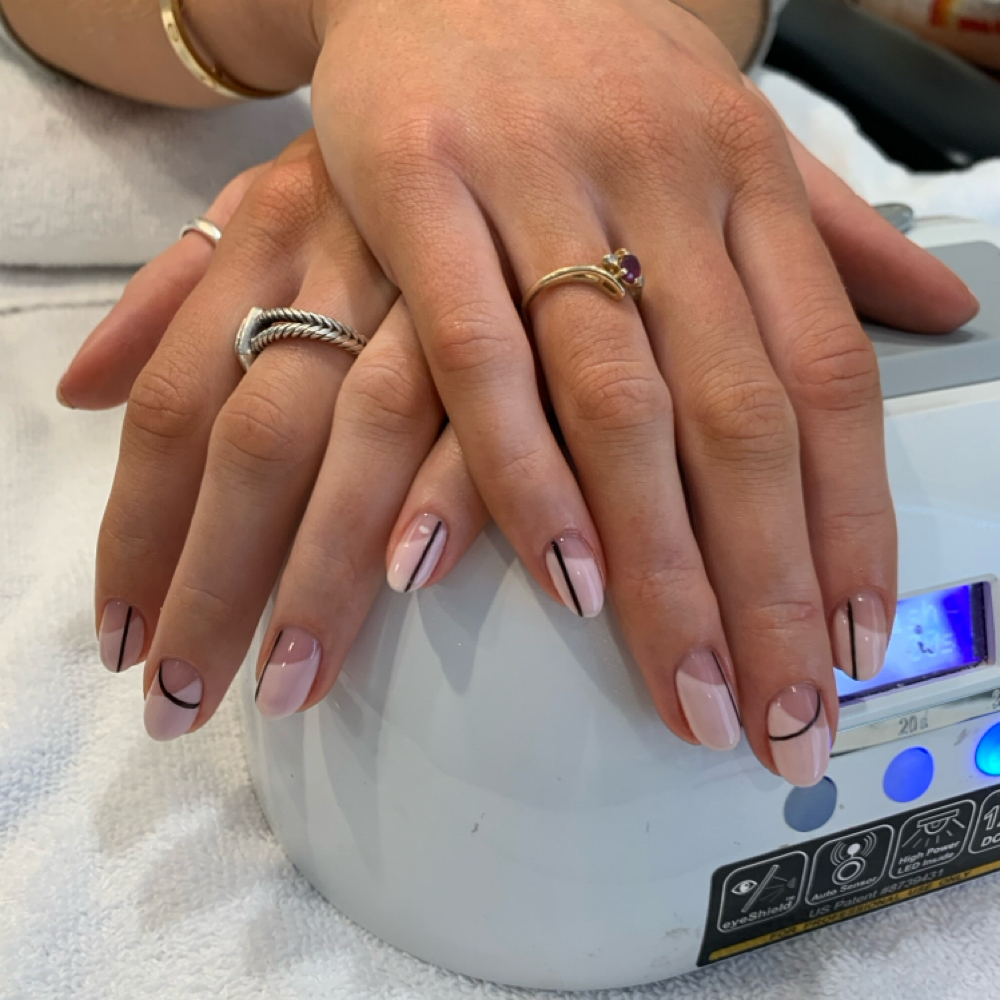 Gel X With Chrome, Desgin… at Lombard Nail Spa in San Francisco, CA