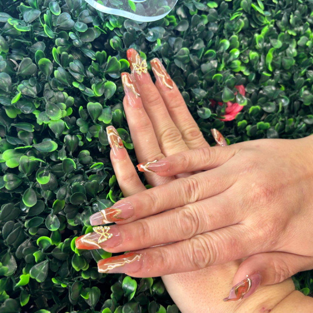 Long Hard Gel Backfill at Nails By Morgan in Cottage Grove, OR