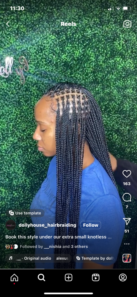 Extra Small Knotless