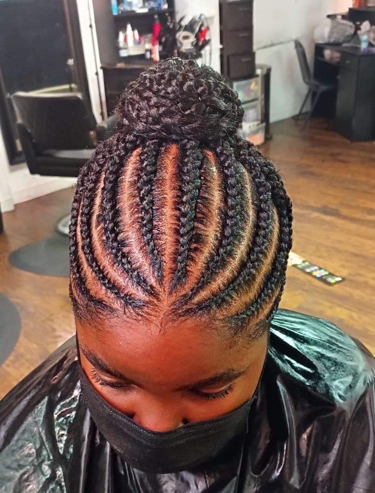 Braided Style (Pony Bun)