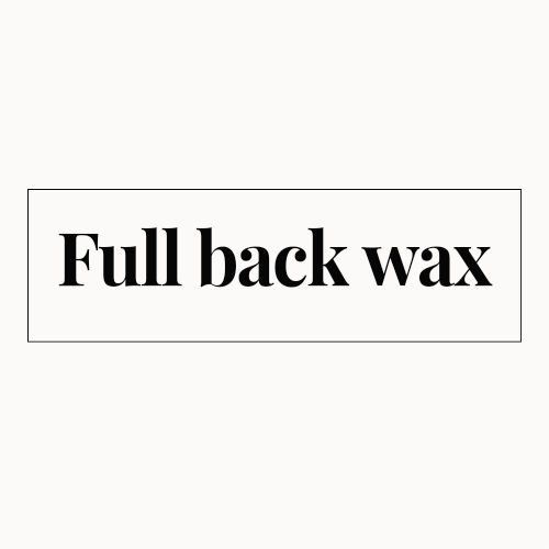 Full Back Wax