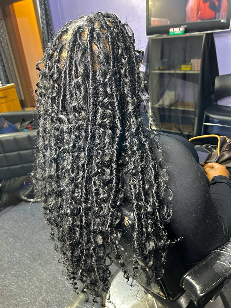 Full Density Boho Faux Locs