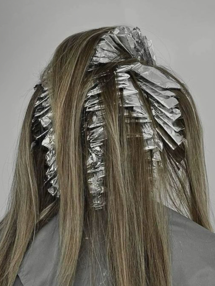 Full Head blonde Root Retouch at Vanity House Co. in Lake Forest, CA