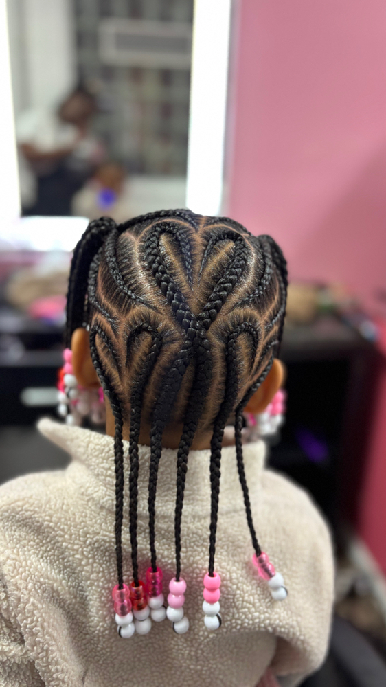 Kids Braided Styles W/O Weave(2-11)