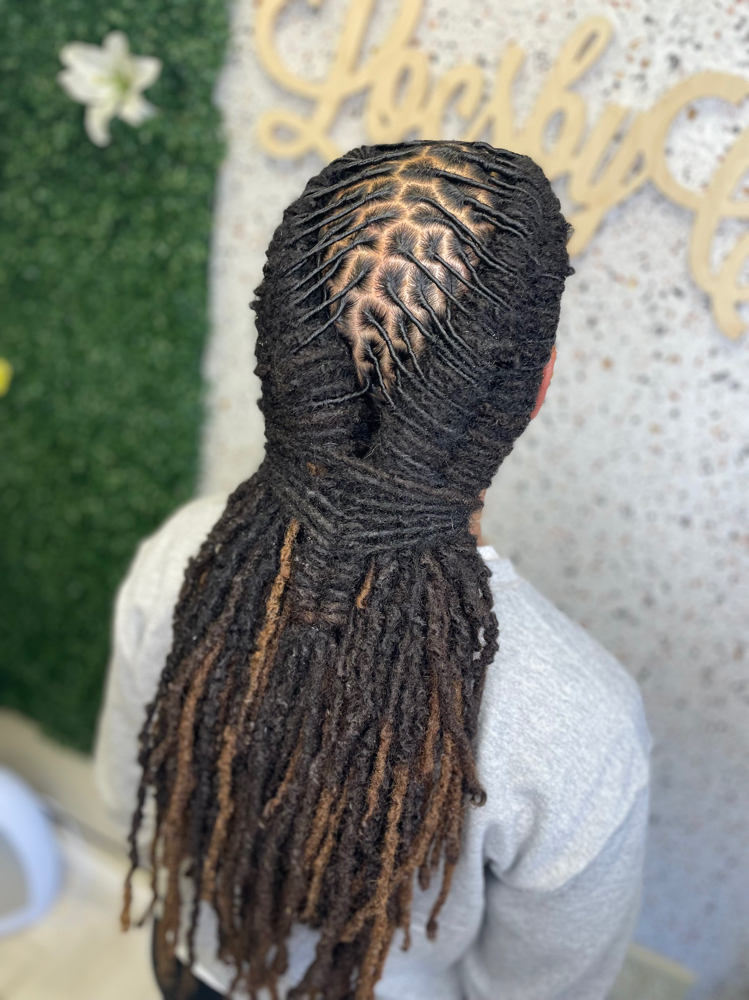 Lower Back/Waist Length Loc Style