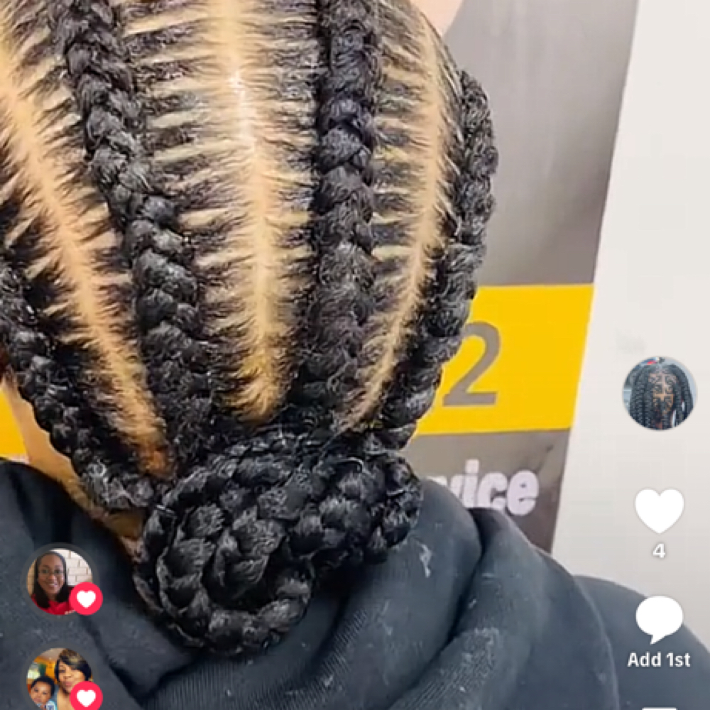 Stitch Braids at Mame’s  hair braiding in Cordova, TN