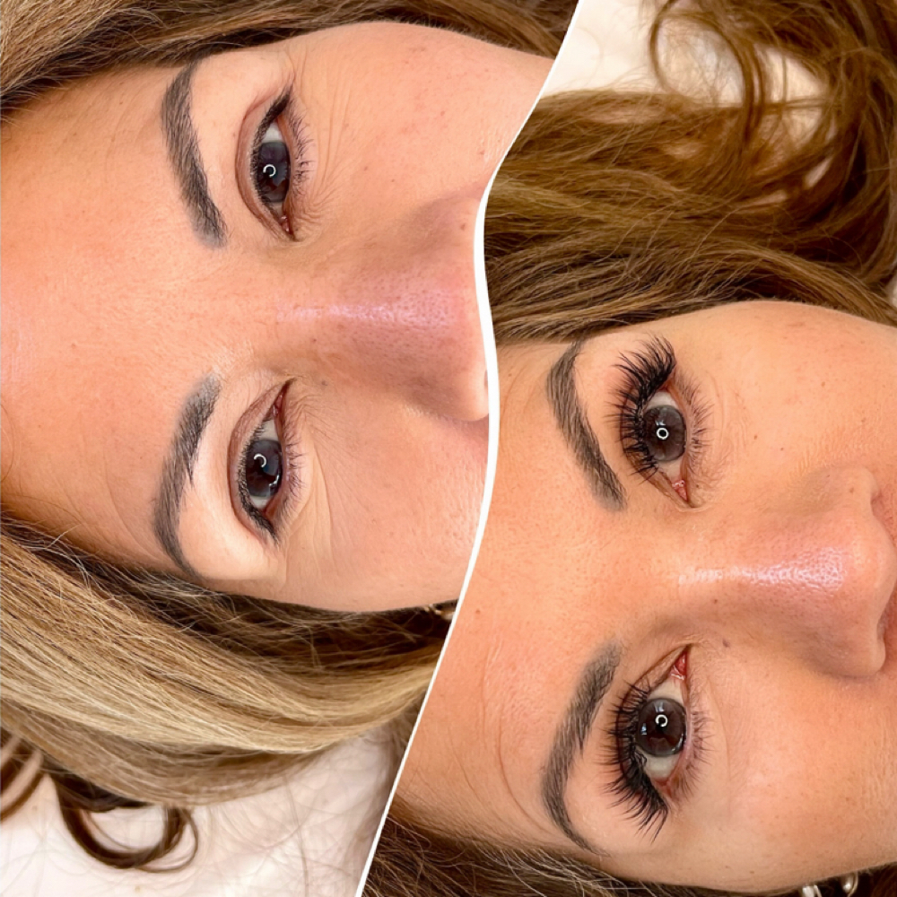 Full Set Lash Extensions at Permanently Pretty beauty bar in Reading, PA