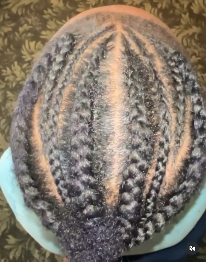 Natural cornrow