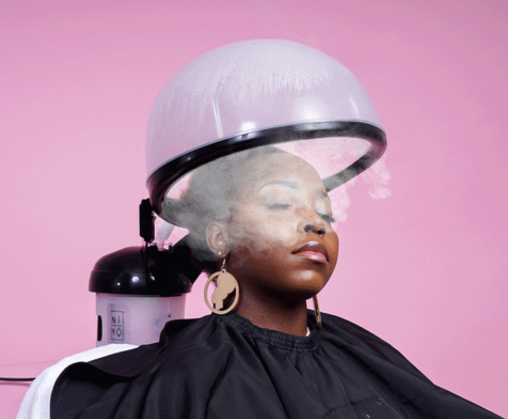 Moisture retention treatment at LBZ Hair Company in Pelham, AL
