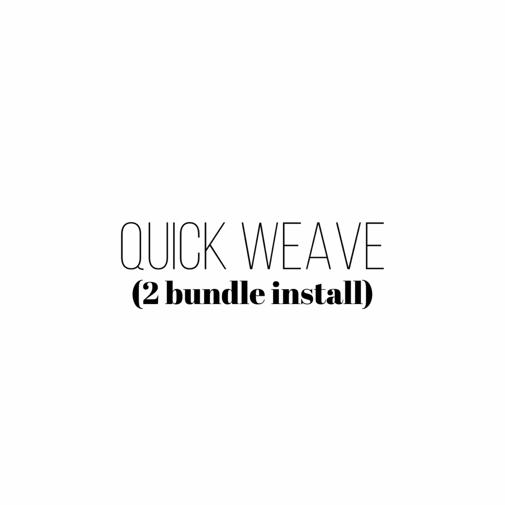 Quick Weave (2 bundle install) at Hairkare Studio in Orland Park, IL