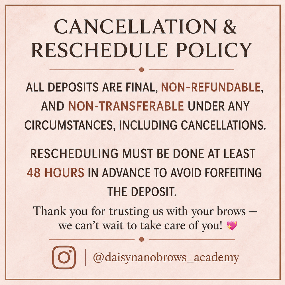 DON’T BOOK THIS (NOT A SERVICE) at Daisy Nano Brows in Southlake, TX
