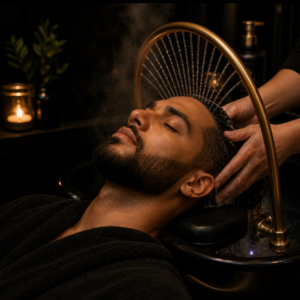 Gentleman’s Scalp & Beard Reset at HFS Trichology & HeadSpa Inc. in Stockton, CA