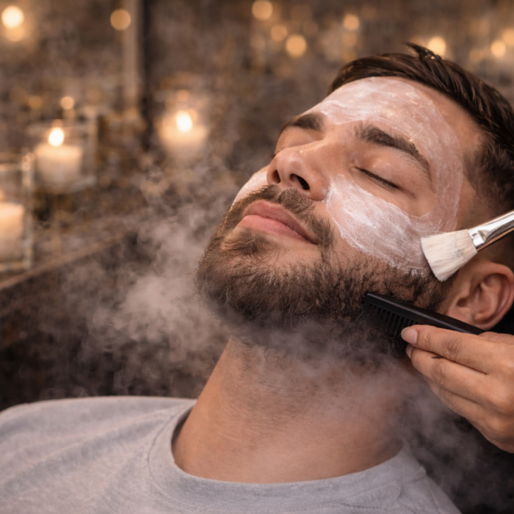 Gentlemen’s HeadSpa + Beard Detox at HFS Trichology & HeadSpa Inc. in Stockton, CA