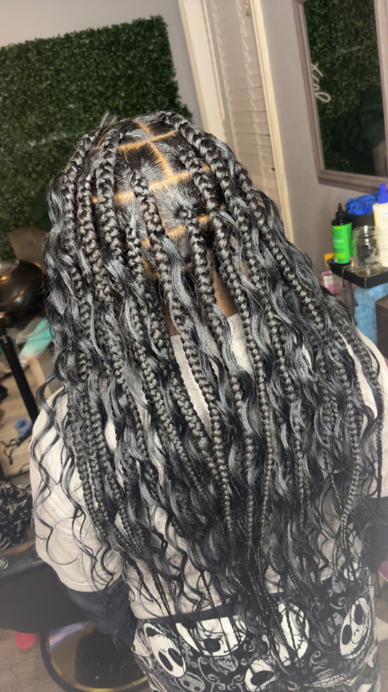 Large Boho Knotless at Unique’ Creationz by Jhene’ in Jacksonville, AR