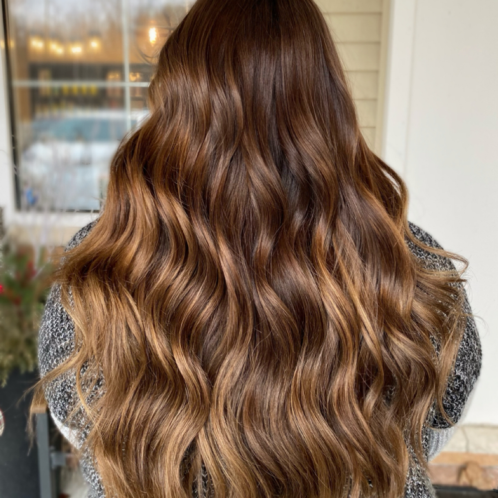 Reverse Balayage at Hair by Alexis McCaw in New Hartford, CT