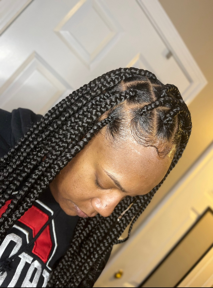 MEDIUM Knotless (Mid Back) at Styles By Lacci in Glendale, AZ