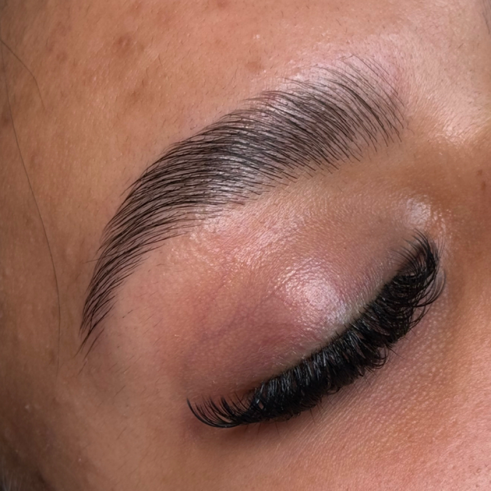 Keratin Brow Lamination at Lashed Out by MK in Rochester, NY