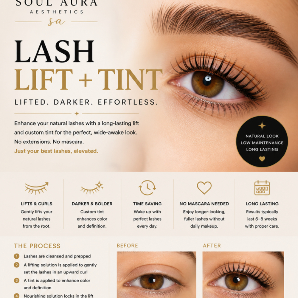 Lash Lift + Tint at Soul Aura in Indian Orchard, MA
