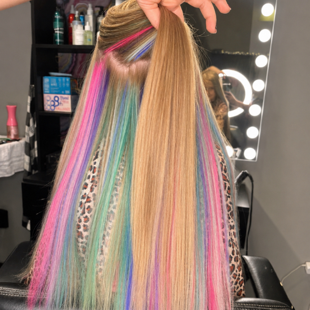 Multi Colored Vivid at Rockin AB Salon And Spa in Beebe, AR