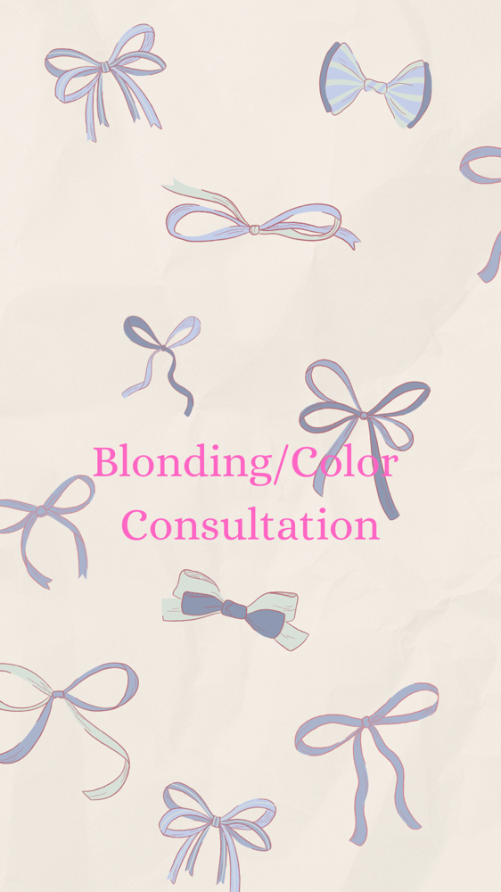 Blonding/Color Consultation