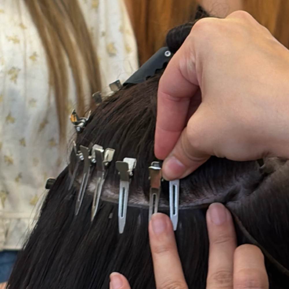 1 Row Extension Install at Hair By Hal in Pleasant Grove, UT