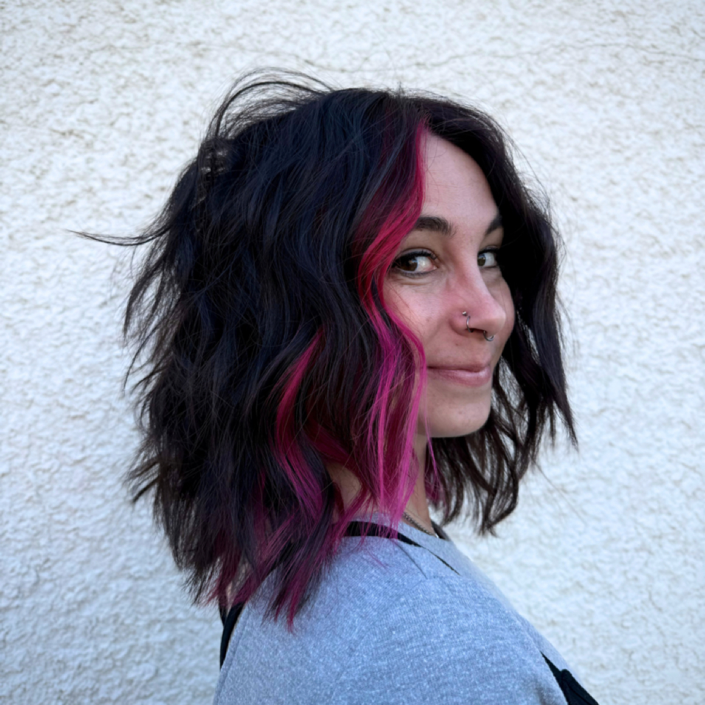Color Blocking at • Dead Rose Salon • Kayla and Lauryn Boyer in Minneapolis, MN
