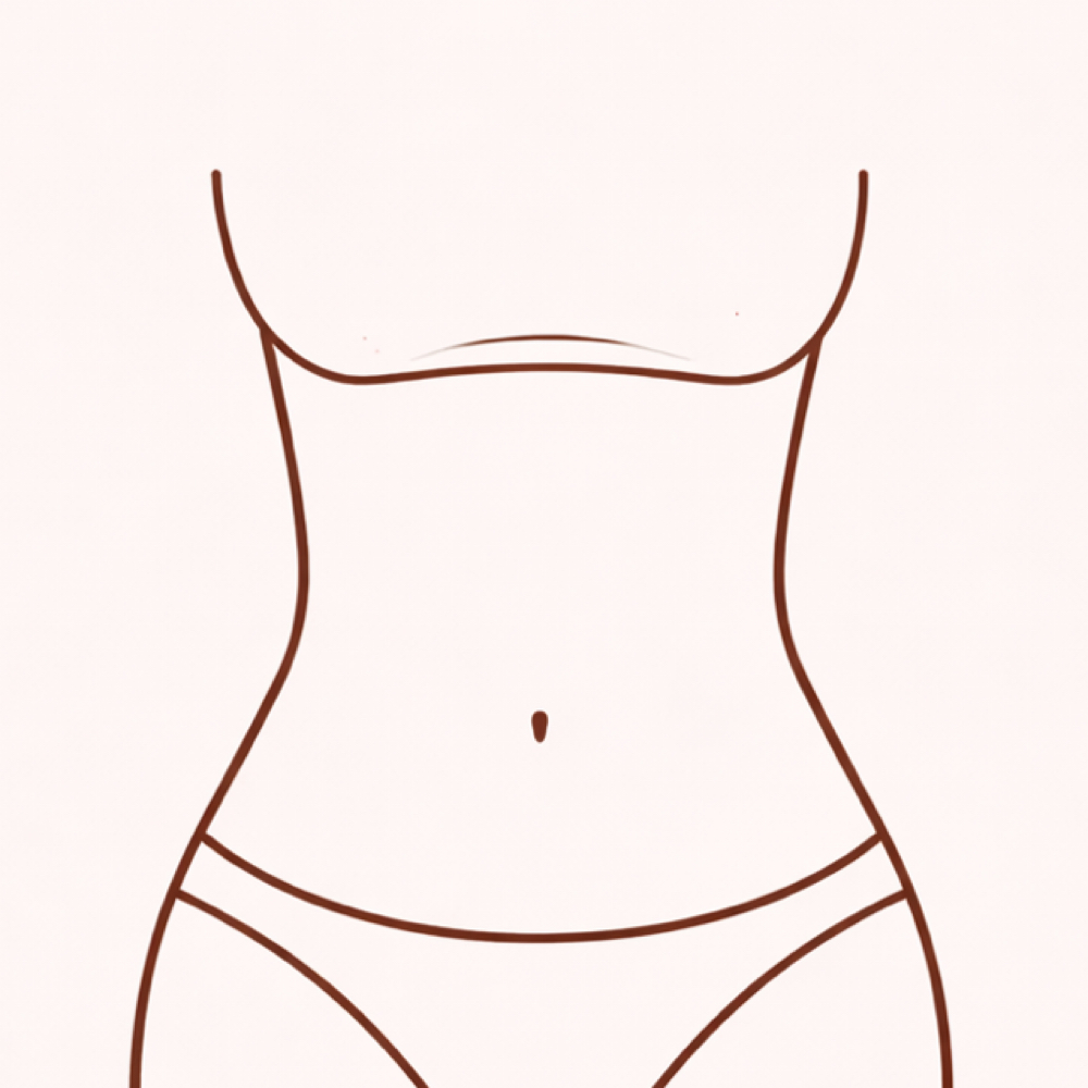 Stomach Strip Wax | Estómago at Caraluna Esthetics in Baton Rouge, LA