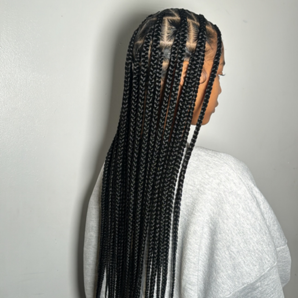 Large Knotless – Waist Length at Haus Of Kartel in Rochester, NY