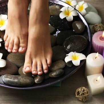 spa pedicure (unisex) at L&G Hair and Nails Salon in Long Beach, NY