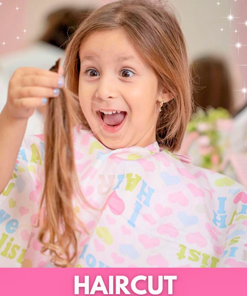 Girl Haircut at Belleza hair & skin Studio in Waltham, MA