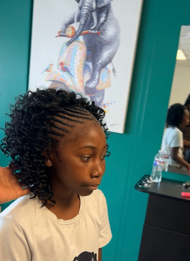 fulani braids w extensions