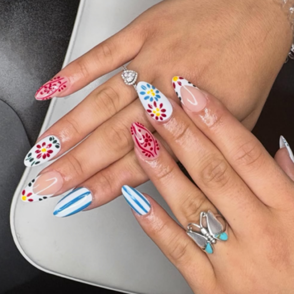 Gel-X – Detailed Nail Art at Smooth Society Studio in Weatherford, TX
