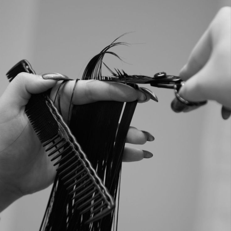 Scissor Cut at KC Custom Beauty in Whitney Point, NY