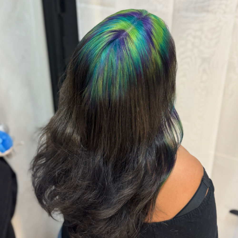 Oil Spill / Prism Hair at Vivids By Lexi in Draper, UT