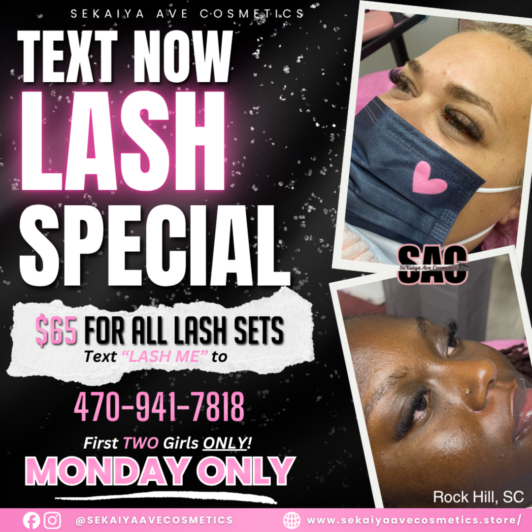 "Text Now" Lash Special (MON) at All Thingz Beauty Lounge LLC in Rock Hill, SC