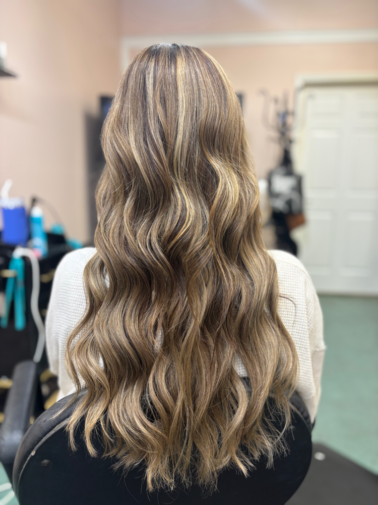 Shampoo & Style W/ Extensions at Hair by Kristen Lynn in Goldsboro, NC