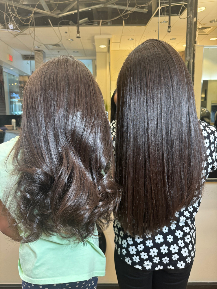 Kids Silk Press (Long Hair)