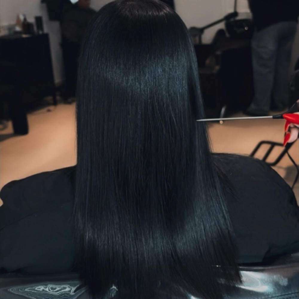 Deluxe Signature SilkPress at Sweetest little Salon Studio in Sarasota, FL