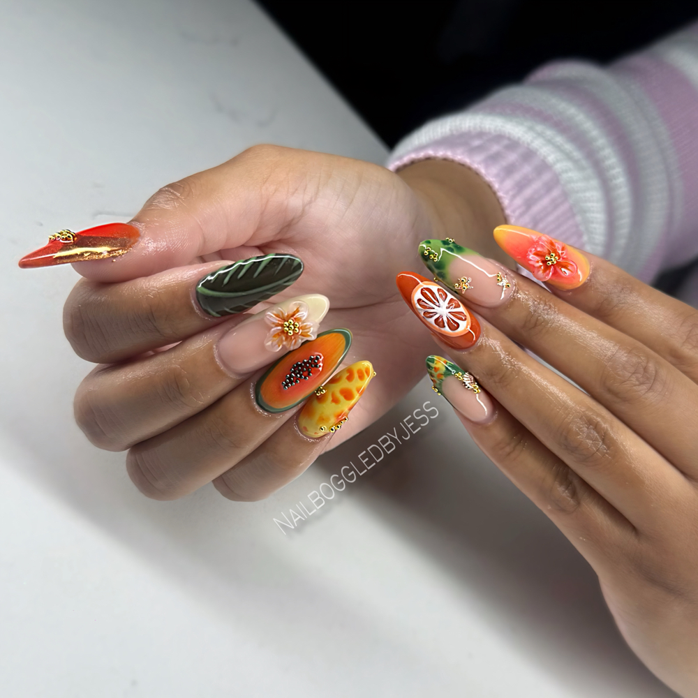 Fill With Colored Acrylic at Nailboggled By Jess in Milwaukee, WI