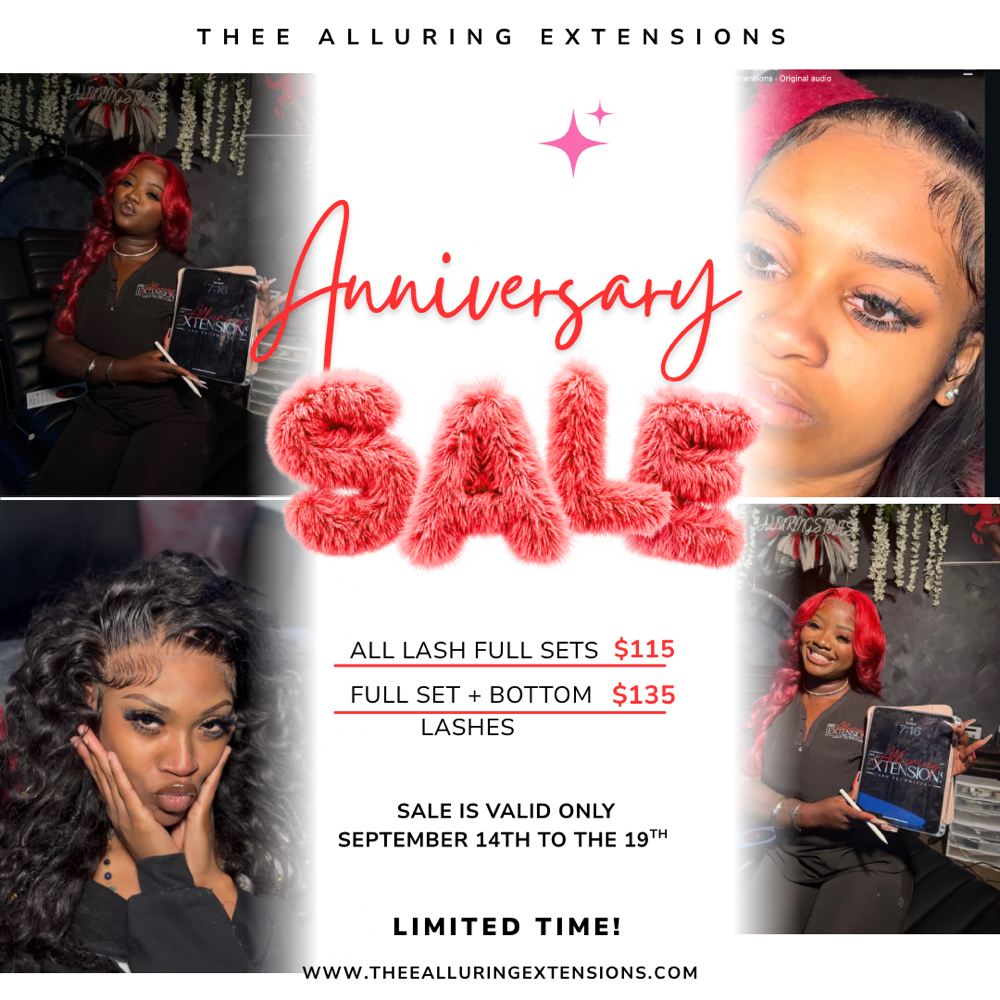 Full Set + Bottom Lashes at ALLURING EXTENSIONS in Beltsville, MD