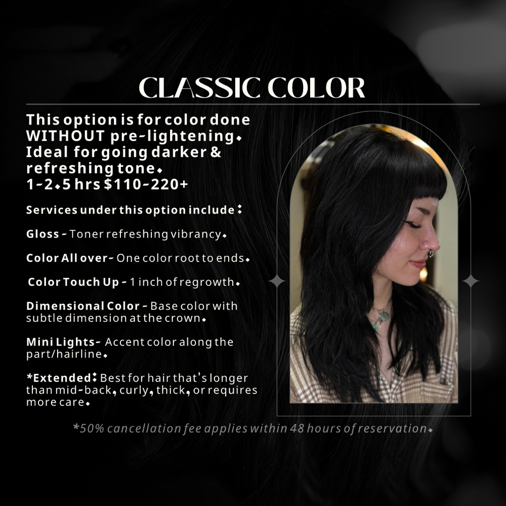 Classic Color (non-lightening)