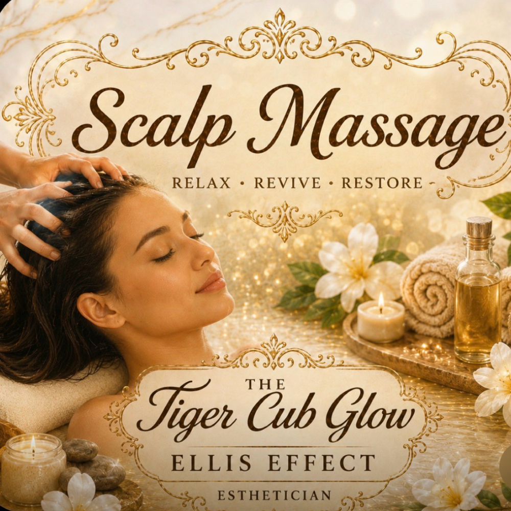 Scalp massage at The Ellis Effect in terre haute, IN