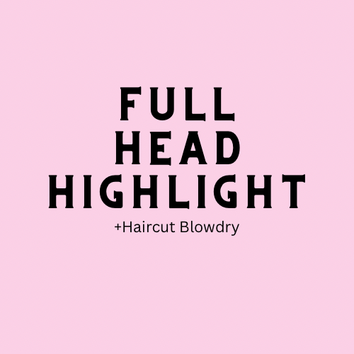 Full Head Highlight +Cut & Blowdry