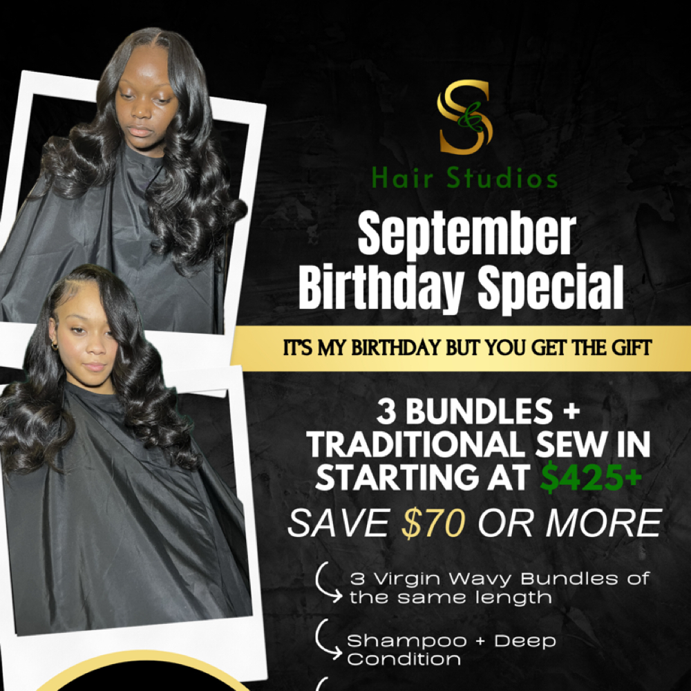 Ceo Birthday Day Special at S&S Hair Studios in Birmingham, AL