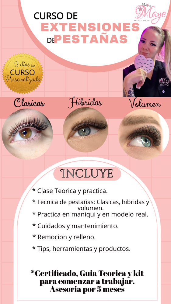 Curso Extensiones De Pestańas