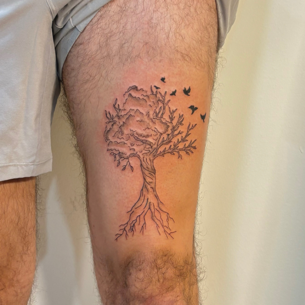 full day session at Pinstripe Tattoos in Shelby Township, MI