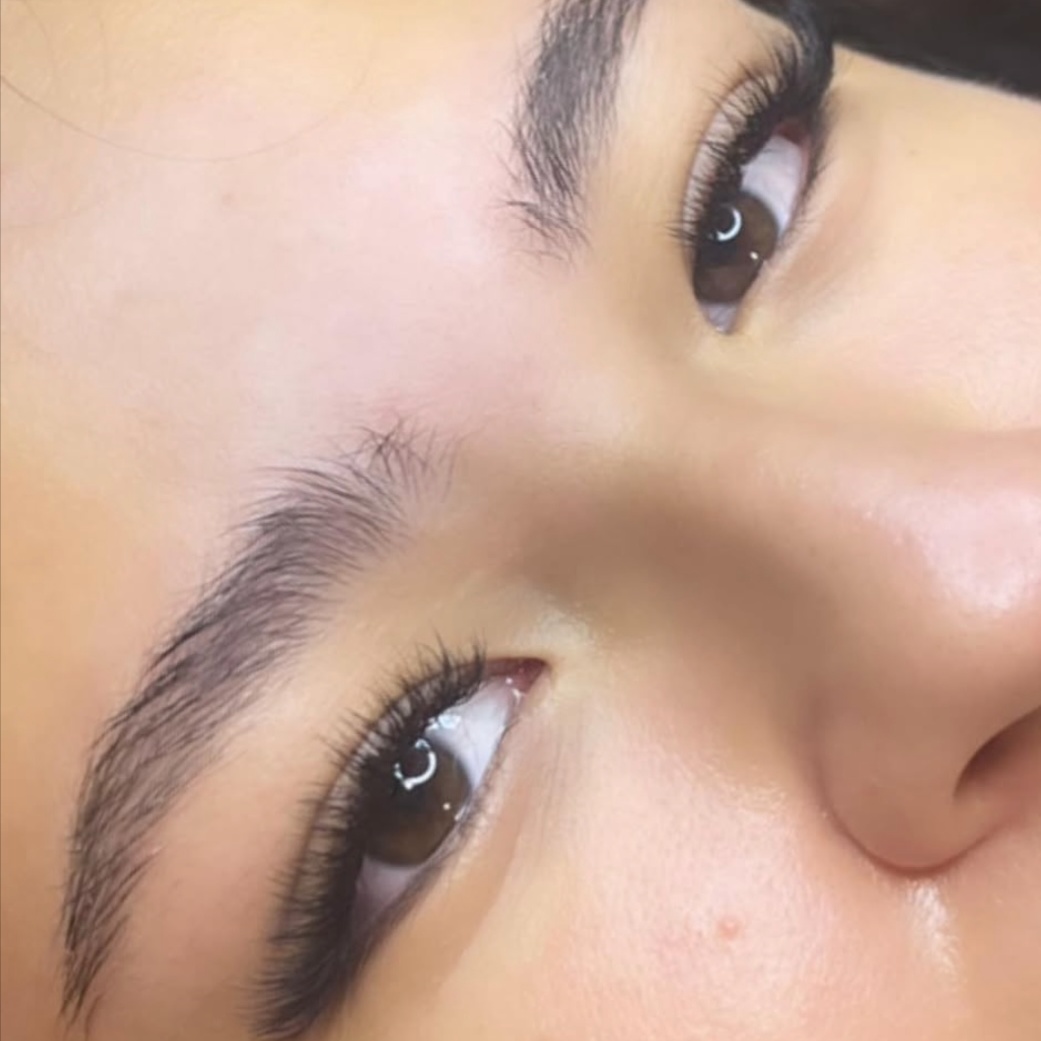 Hybrid Lash Extensions at The Black Cactus Wax Studio in Fort Worth, TX