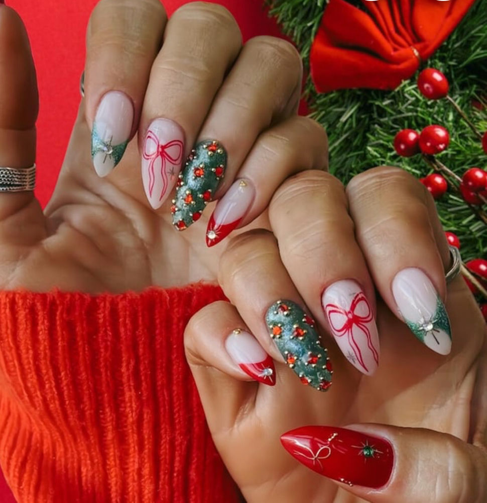 Holiday Glow BIAB or Mani+Spa Pedi