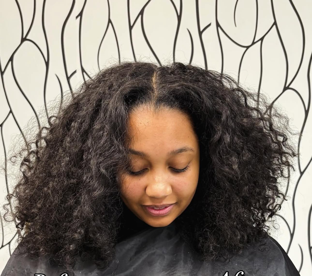 Natural Curly Cut at @gg.on.hair in Louisville, KY