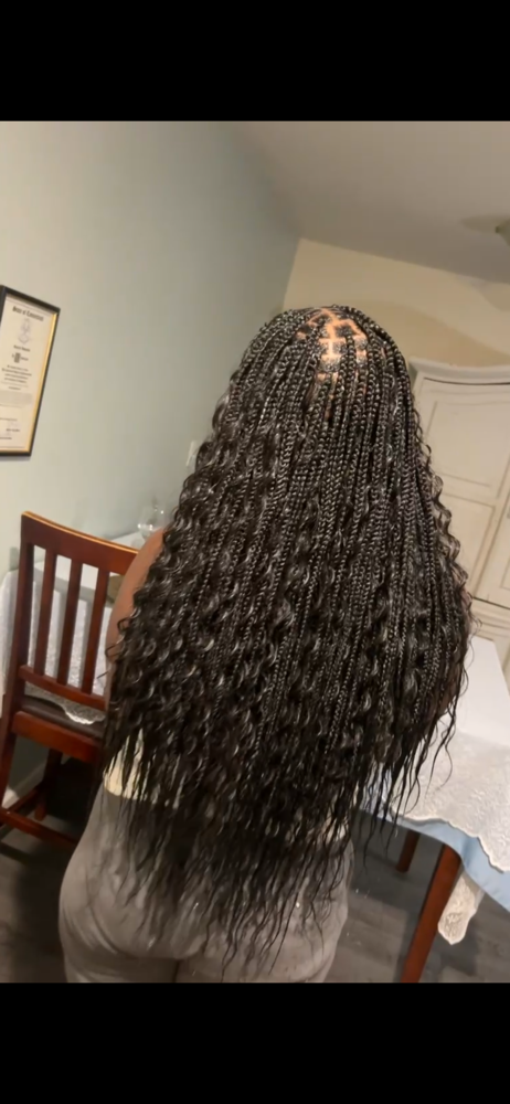 Bohemian Knotless Braids